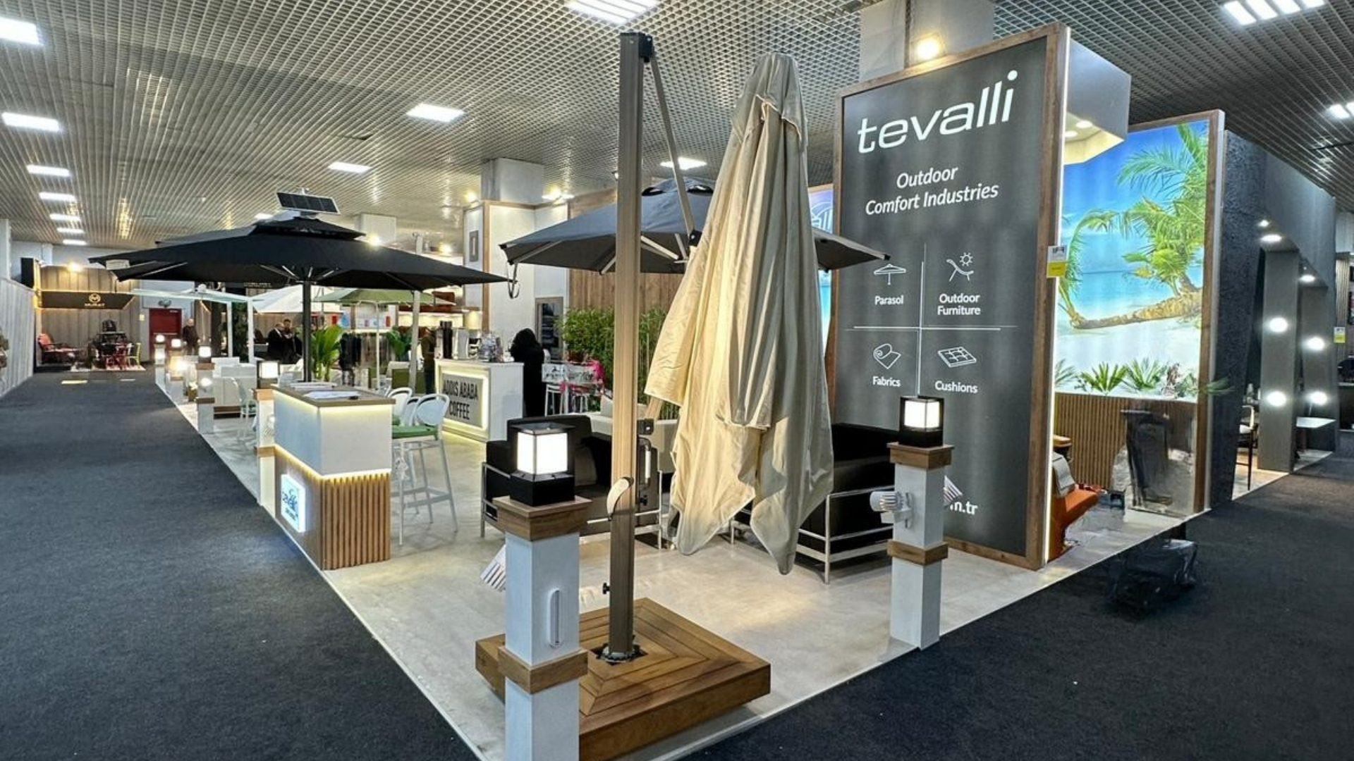 Tevalli Parasols - İstanbul Mobilya Fuarı 2024